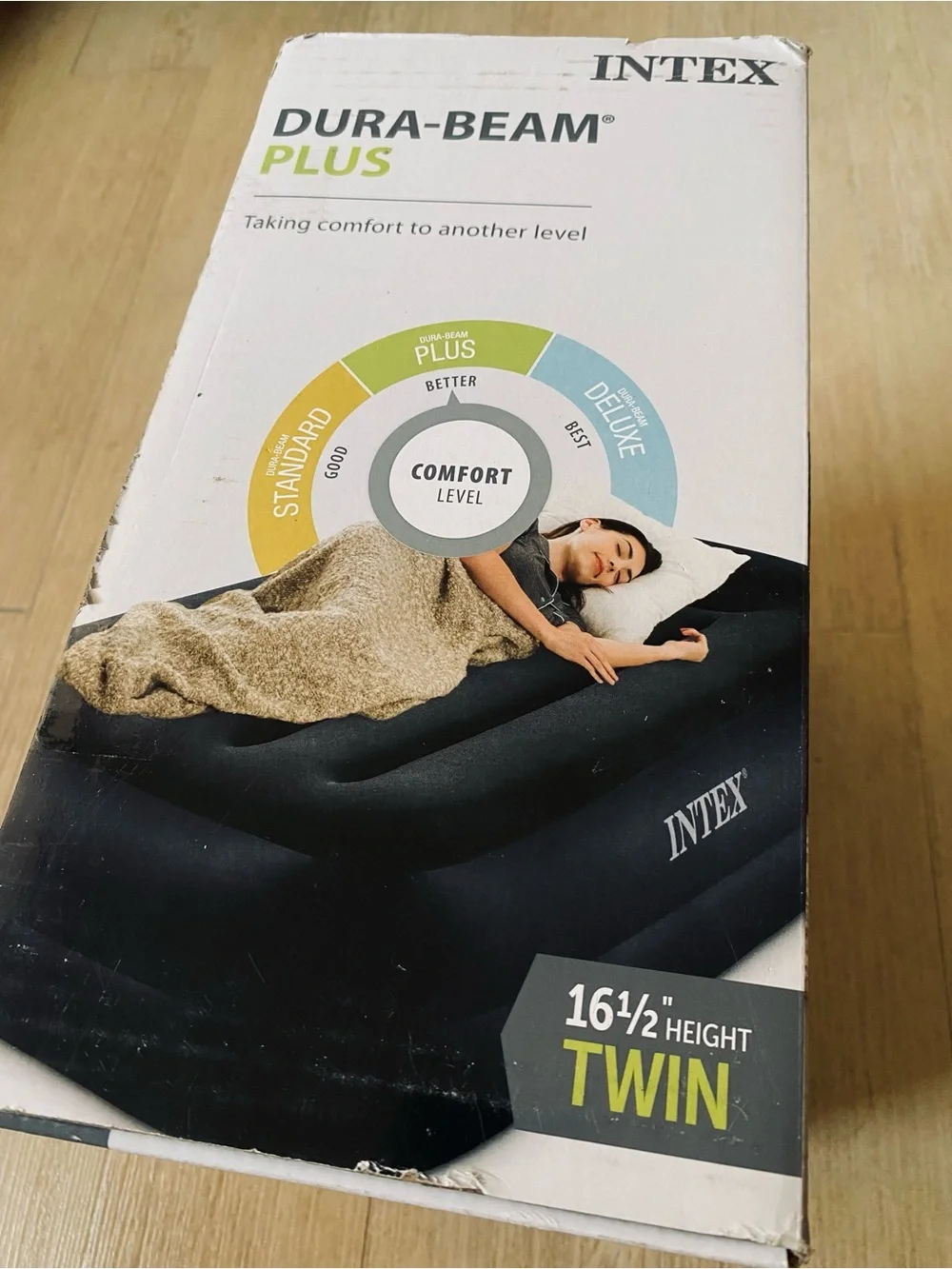 INTEX Dura-Beam Plus Inflatable Air Mattress - Black